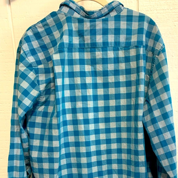 EUC Old Navy Blue button up shirt - Picture 1 of 3